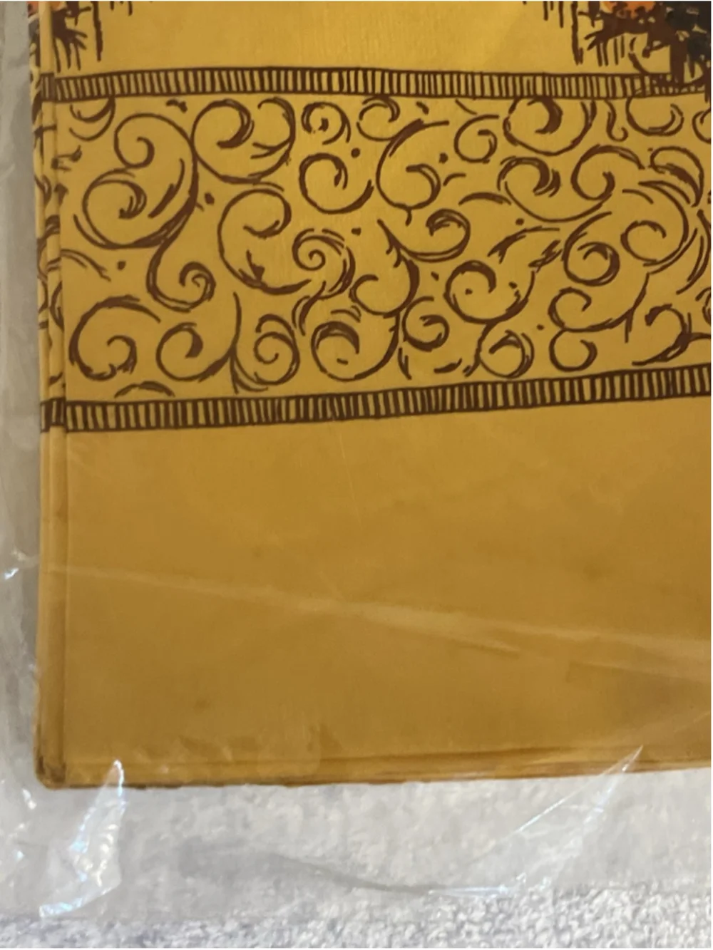 Vintage Thanksgiving Turkey Paper Table Cloth C. A. Reed USA 52